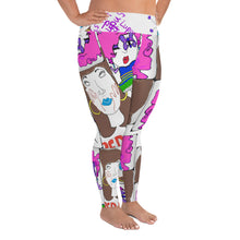 All-Over Print Plus Size Leggings