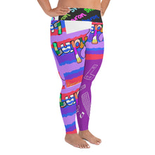 All-Over Print Plus Size Leggings