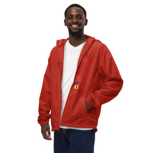 Unisex lightweight zip up windbreaker